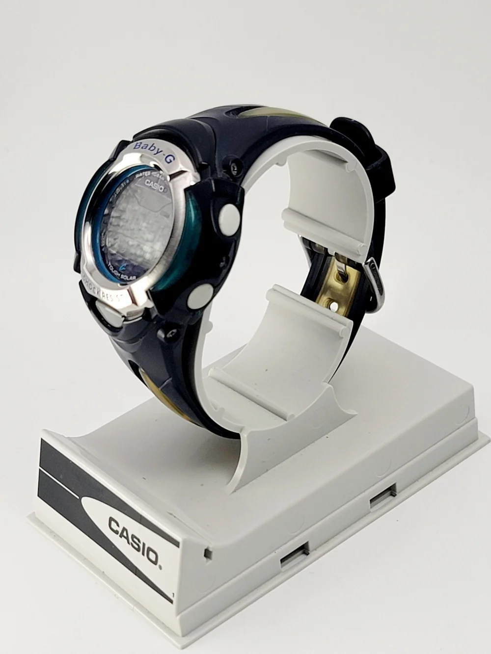 Casio Baby-G BGX-220 Tough Solar Tide Graph Blue Digital Watch Module 2611 Japan